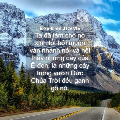 Picture 04 - Ê-xê-ki-ên 31:9 VIE - Ta đã làm cho nó xinh tốt bởi muôn vàn - Bible Verse Picture