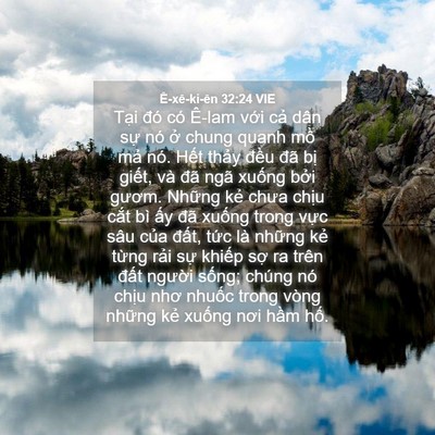 Picture 04 - Ê-xê-ki-ên 32:24 VIE - Tại đó có Ê-lam với cả dân sự nó - Bible Verse Picture