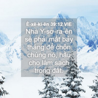 Picture 04 - Ê-xê-ki-ên 39:12 VIE - Nhà Y-sơ-ra-ên sẽ phải mất bảy tháng - Bible Verse Picture