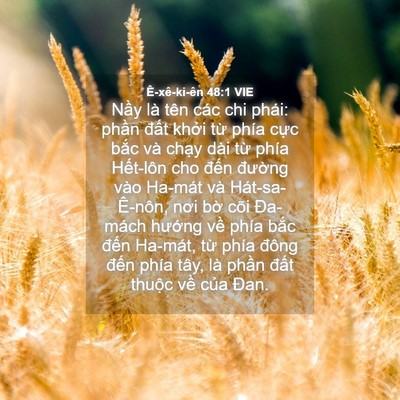 Picture 04 - Ê-xê-ki-ên 48:1 VIE - Nầy là tên các chi phái: phần đất - Bible Verse Picture