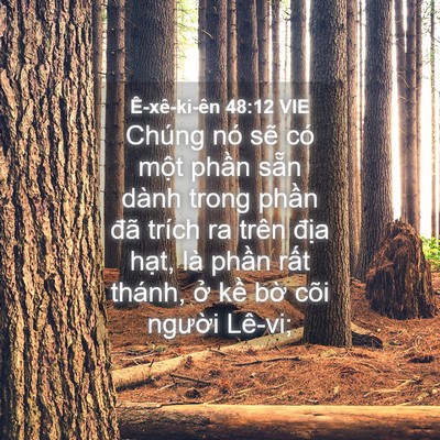 Picture 04 - Ê-xê-ki-ên 48:12 VIE - Chúng nó sẽ có một phần sẵn dành - Bible Verse Picture