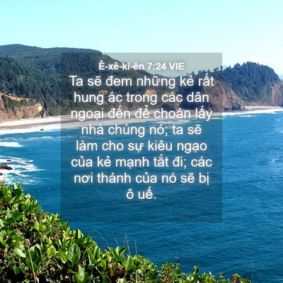 Picture 04 - Ê-xê-ki-ên 7:24 VIE - Ta sẽ đem những kẻ rất hung ác trong - Bible Verse Picture