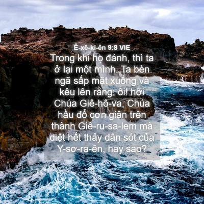 Picture 04 - Ê-xê-ki-ên 9:8 VIE - Trong khi họ đánh, thì ta ở lại một - Bible Verse Picture