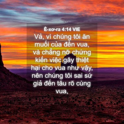 Picture 04 - Ê-xơ-ra 4:14 VIE - Vả, vì chúng tôi ăn muối của đền - Bible Verse Picture