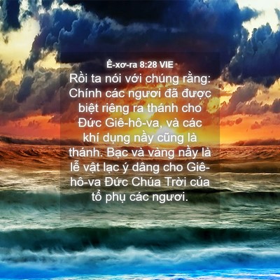 Picture 04 - Ê-xơ-ra 8:28 VIE - Rồi ta nói với chúng rằng: Chính các - Bible Verse Picture