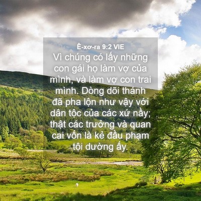 Picture 04 - Ê-xơ-ra 9:2 VIE - Vì chúng có lấy những con gái họ làm - Bible Verse Picture