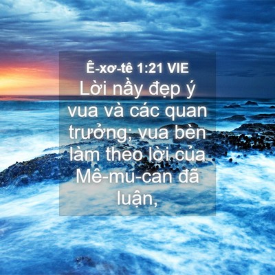 Picture 04 - Ê-xơ-tê 1:21 VIE - Lời nầy đẹp ý vua và các quan - Bible Verse Picture