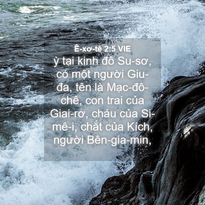 Picture 04 - Ê-xơ-tê 2:5 VIE - ỳ tại kinh đô Su-sơ, có một người - Bible Verse Picture