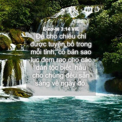 Picture 04 - Ê-xơ-tê 3:14 VIE - Để cho chiếu chỉ được tuyên bố - Bible Verse Picture