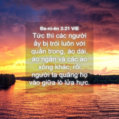 Picture 04 - Ða-ni-ên 3:21 VIE - Tức thì các người ấy bị trói luôn - Bible Verse Picture