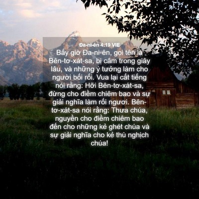 Picture 04 - Ða-ni-ên 4:19 VIE - Bấy giờ Đa-ni-ên, gọi tên là - Bible Verse Picture