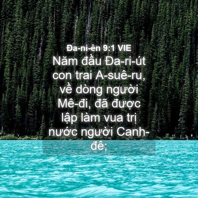 Picture 04 - Ða-ni-ên 9:1 VIE - Năm đầu Đa-ri-út con trai A-suê-ru, về - Bible Verse Picture
