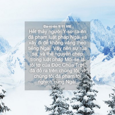 Picture 04 - Ða-ni-ên 9:11 VIE - Hết thảy người Y-sơ-ra-ên đã phạm - Bible Verse Picture