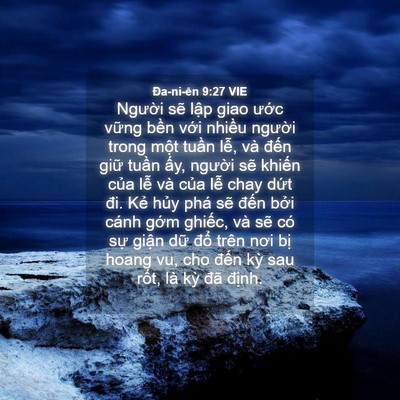 Picture 04 - Ða-ni-ên 9:27 VIE - Người sẽ lập giao ước vững bền - Bible Verse Picture