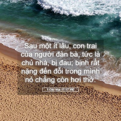 Picture 05 - 1 Các Vua 17:17 VIE - Sau một ít lâu, con trai của người đàn - Bible Verse Picture