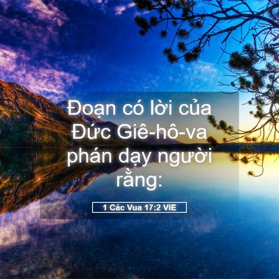Picture 05 - 1 Các Vua 17:2 VIE - Đoạn có lời của Đức Giê-hô-va phán - Bible Verse Picture