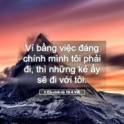 Picture 05 - 1 Cô-rinh-tô 16:4 VIE - Ví bằng việc đáng chính mình tôi phải - Bible Verse Picture