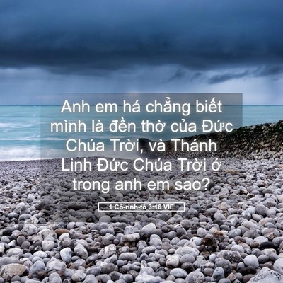 Picture 05 - 1 Cô-rinh-tô 3:16 VIE - Anh em há chẳng biết mình là đền thờ - Bible Verse Picture