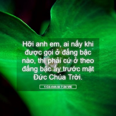 Picture 05 - 1 Cô-rinh-tô 7:24 VIE - Hỡi anh em, ai nấy khi được gọi ở - Bible Verse Picture