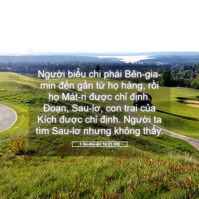 Picture 05 - 1 Sa-mu-ên 10:21 VIE - Người biểu chi phái Bên-gia-min đến - Bible Verse Picture