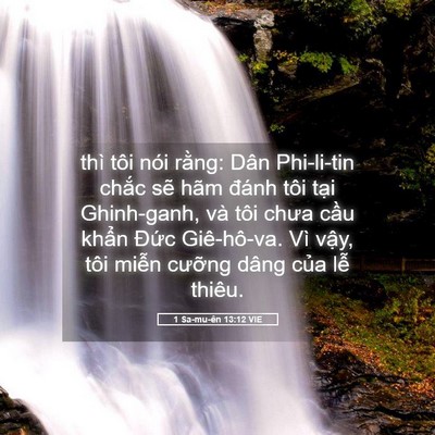 Picture 05 - 1 Sa-mu-ên 13:12 VIE - thì tôi nói rằng: Dân Phi-li-tin chắc - Bible Verse Picture