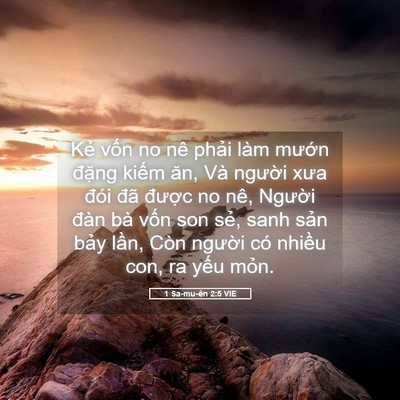 Picture 05 - 1 Sa-mu-ên 2:5 VIE - Kẻ vốn no nê phải làm mướn đặng - Bible Verse Picture