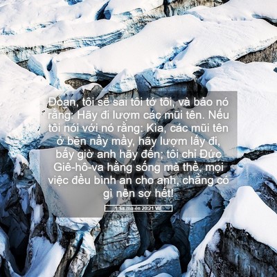 Picture 05 - 1 Sa-mu-ên 20:21 VIE - Đoạn, tôi sẽ sai tôi tớ tôi, và bảo - Bible Verse Picture
