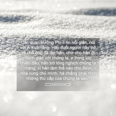 Picture 05 - 1 Sa-mu-ên 29:4 VIE - Các quan trưởng Phi-li-tin nổi giận, nói - Bible Verse Picture