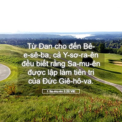 Picture 05 - 1 Sa-mu-ên 3:20 VIE - Từ Đan cho đến Bê-e-sê-ba, cả - Bible Verse Picture
