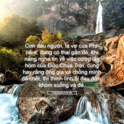 Picture 05 - 1 Sa-mu-ên 4:19 VIE - Con dâu người, là vợ của Phi-nê-a, - Bible Verse Picture