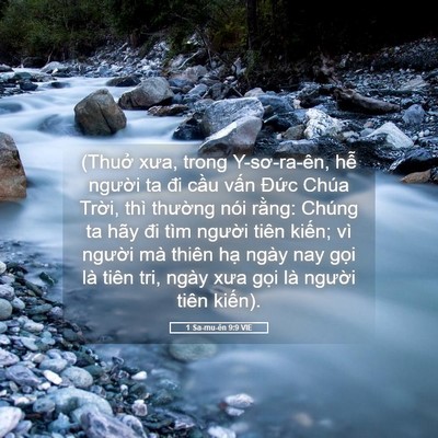 Picture 05 - 1 Sa-mu-ên 9:9 VIE - (Thuở xưa, trong Y-sơ-ra-ên, hễ người - Bible Verse Picture