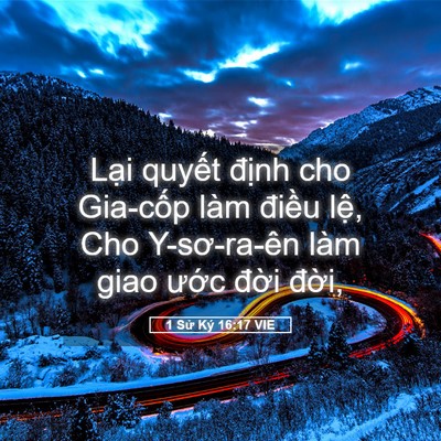 Picture 05 - 1 Sử Ký 16:17 VIE - Lại quyết định cho Gia-cốp làm điều - Bible Verse Picture
