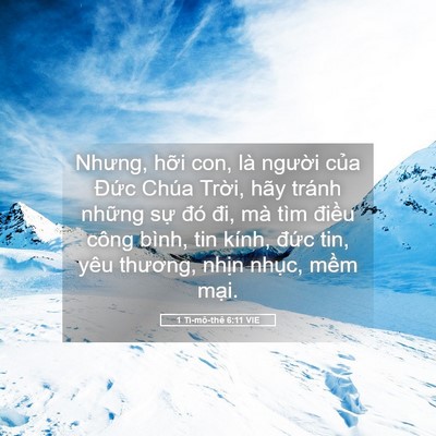 Picture 05 - 1 Ti-mô-thê 6:11 VIE - Nhưng, hỡi con, là người của Đức - Bible Verse Picture