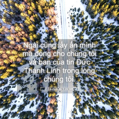 Picture 05 - 2 Cô-rinh-tô 1:22 VIE - Ngài cũng lấy ấn mình mà đóng cho - Bible Verse Picture