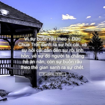 Picture 05 - 2 Cô-rinh-tô 7:10 VIE - Vì sự buồn rầu theo ý Đức Chúa Trời - Bible Verse Picture