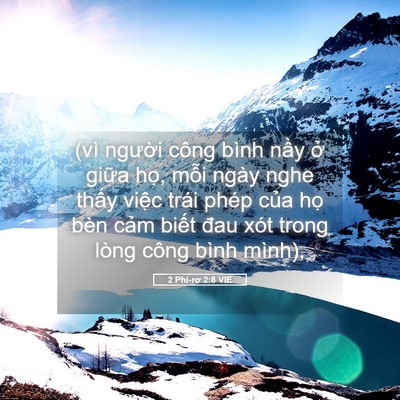 Picture 05 - 2 Phi-rơ 2:8 VIE - (vì người công bình nầy ở giữa họ, - Bible Verse Picture