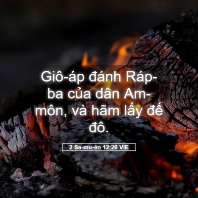 Picture 05 - 2 Sa-mu-ên 12:26 VIE - Giô-áp đánh Ráp-ba của dân Am-môn, và - Bible Verse Picture