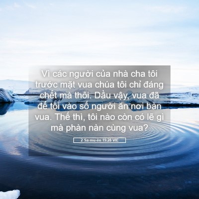 Picture 05 - 2 Sa-mu-ên 19:28 VIE - Vì các người của nhà cha tôi trước - Bible Verse Picture