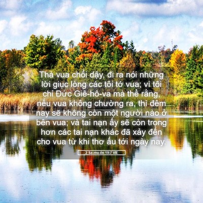 Picture 05 - 2 Sa-mu-ên 19:7 VIE - Thà vua chổi dậy, đi ra nói những lời - Bible Verse Picture