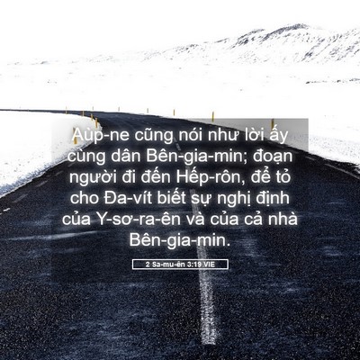 Picture 05 - 2 Sa-mu-ên 3:19 VIE - Aùp-ne cũng nói như lời ấy cùng dân - Bible Verse Picture