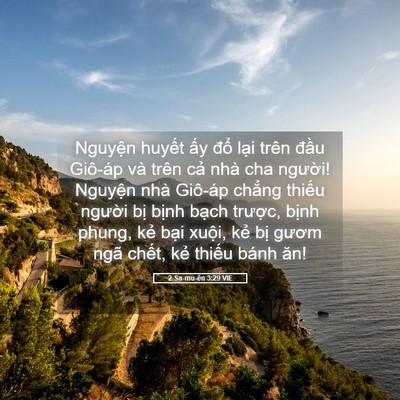 Picture 05 - 2 Sa-mu-ên 3:29 VIE - Nguyện huyết ấy đổ lại trên đầu - Bible Verse Picture