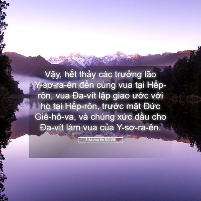 Picture 05 - 2 Sa-mu-ên 5:3 VIE - Vậy, hết thảy các trưởng lão - Bible Verse Picture