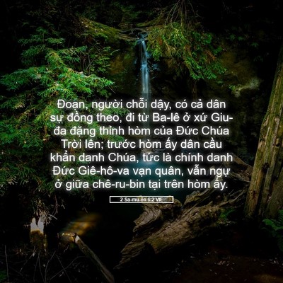 Picture 05 - 2 Sa-mu-ên 6:2 VIE - Đoạn, người chỗi dậy, có cả dân - Bible Verse Picture