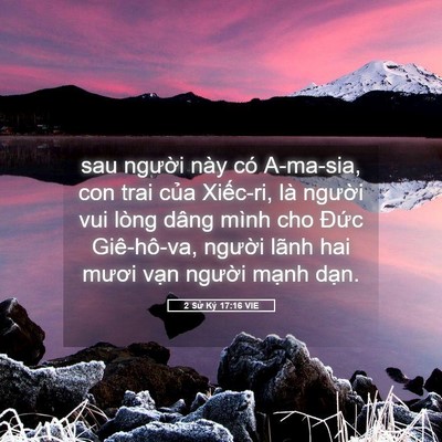 Picture 05 - 2 Sử Ký 17:16 VIE - sau người này có A-ma-sia, con trai của - Bible Verse Picture