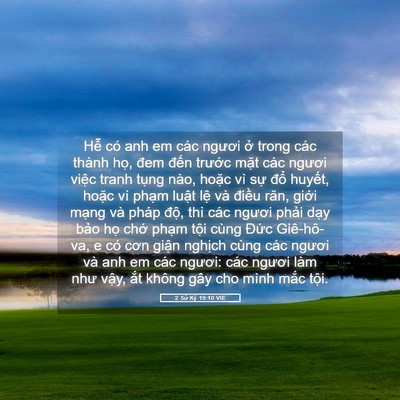 Picture 05 - 2 Sử Ký 19:10 VIE - Hễ có anh em các ngươi ở trong các - Bible Verse Picture