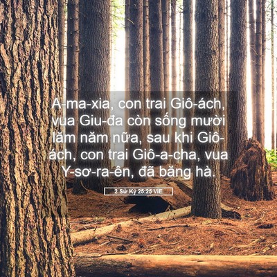 Picture 05 - 2 Sử Ký 25:25 VIE - A-ma-xia, con trai Giô-ách, vua Giu-đa còn - Bible Verse Picture