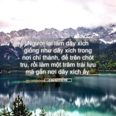 Picture 05 - 2 Sử Ký 3:16 VIE - Người lại làm dây xích giống như dây - Bible Verse Picture