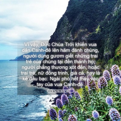 Picture 05 - 2 Sử Ký 36:17 VIE - Vì vậy, Đức Chúa Trời khiến vua dân - Bible Verse Picture
