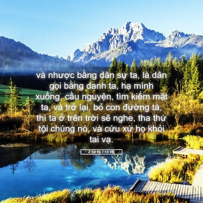 Picture 05 - 2 Sử Ký 7:14 VIE - và nhược bằng dân sự ta, là dân gọi - Bible Verse Picture