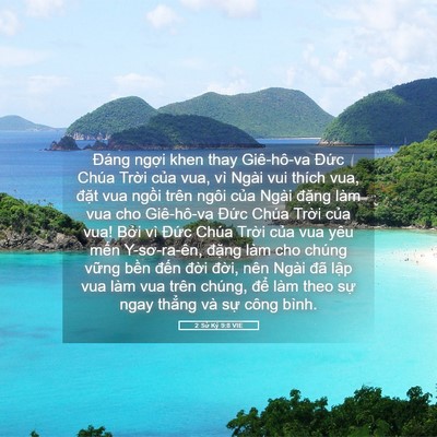 Picture 05 - 2 Sử Ký 9:8 VIE - Đáng ngợi khen thay Giê-hô-va Đức Chúa - Bible Verse Picture